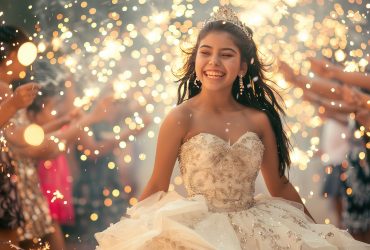 15 Year Old Girl Celebrating Her Quinceañera